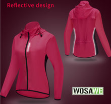 Cargar imagen en el visor de la galería, Wosawe® Casaca Cortavientos Mujer Ciclismo | S-M-L-XL