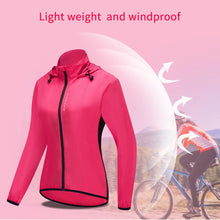 Cargar imagen en el visor de la galería, Wosawe® Casaca Cortavientos Mujer Ciclismo | S-M-L-XL