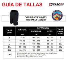 Cargar imagen en el visor de la galería, Short Ciclismo Suelto MTB Enduro Con Elástico BLACK | S-L-XL