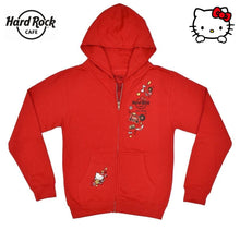 Cargar imagen en el visor de la galería, Hard Rock Cafe® Hello Kitty© Casaca Polera Niñas Hoodie / M (10-11 años)