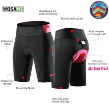 Cargar imagen en el visor de la galería, Wosawe® Short Culotte Mujer Ciclismo 3D GEL | S-XL