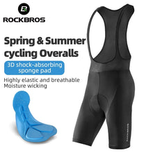 Cargar imagen en el visor de la galería, Rockbros® Bib Shorts Culotte Unisex Ciclismo | Tallas USA: XS-S-M-L