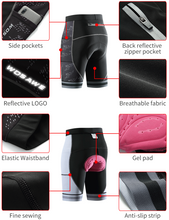 Cargar imagen en el visor de la galería, Wosawe® Short Culotte de Ciclismo Mujer 3D Gel | S-XL