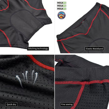 Cargar imagen en el visor de la galería, Wosawe® Ropa Interior Short Culotte Gel 5D Ciclismo | 2XL