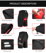 Cargar imagen en el visor de la galería, Wosawe® Short Culotte Ciclismo 5D Gel | M-XL