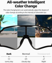 Cargar imagen en el visor de la galería, Rockbros® Lentes FOTOCROMÁTICOS Deportivos 10161 Ciclismo Protección UV400