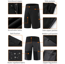 Cargar imagen en el visor de la galería, Wosawe® SHORT PRO CICLISMO MTB Montaña Enduro Quick-Dry | Large
