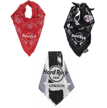 Cargar imagen en el visor de la galería, Hard Rock Cafe® Bandana Pañuelo Skull & Guitars Multiusos Aventura