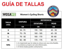 Cargar imagen en el visor de la galería, Wosawe® Short Ropa Interior Mujer Ciclismo Gel 3D Culotte | S-L-XL