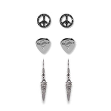 Cargar imagen en el visor de la galería, Hard Rock Cafe® Set De Aretes Peace Guitar Pick