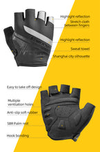 Cargar imagen en el visor de la galería, Rockbros® Guantes de Ciclismo con Reflectantes y SBR | M-L-XL