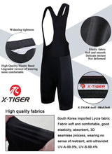 Cargar imagen en el visor de la galería, SUPER PRECIO! 🌞 X-Tiger® Bib Shorts Culotte Ciclismo 5D | S-M-L-XL-2XL