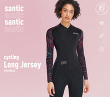 Cargar imagen en el visor de la galería, Santic® Mujer Jersey Manga Larga Ciclismo Maillot | XS-S-M-L