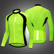 Cargar imagen en el visor de la galería, Wosawe® Camiseta Jersey Manga Larga Full Zip Ciclismo | M-XL