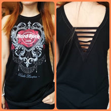 Cargar imagen en el visor de la galería, Hard Rock Cafe® Original Polo Camiseta Mujer Sin Mangas Elegante | XS-S