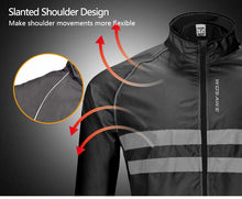 Cargar imagen en el visor de la galería, Wosawe® Casaca Cortavientos Reflectante Ciclismo | M-L-XL