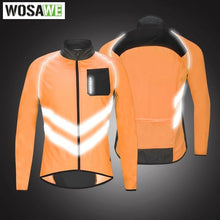 Cargar imagen en el visor de la galería, Wosawe® Casaca Cortavientos Reflectante Ciclismo | M-L-XL-2XL