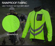 Cargar imagen en el visor de la galería, Wosawe® Casaca Cortavientos Reflectante Ciclismo | M-L-XL-2XL