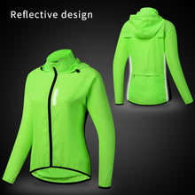 Cargar imagen en el visor de la galería, Wosawe® Casaca Cortavientos Capucha Mujer Ciclismo | S-M-L-XL