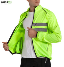 Cargar imagen en el visor de la galería, Wosawe® Casaca Cortavientos Reflectante Ciclismo | M-L-XL