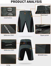 Cargar imagen en el visor de la galería, Wosawe® Short Ligero de Ciclismo MTB | M-L