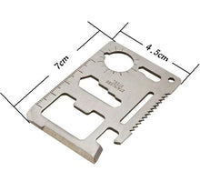 Cargar imagen en el visor de la galería, Herramienta Múltiple de Bolsillo 7cm x 4.5cm para Camping Senderismo Viajes
