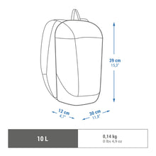 Cargar imagen en el visor de la galería, Quechua® Mochila 10L NH50 Trekking Viaje Paseo