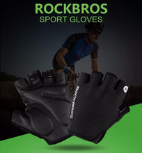 Cargar imagen en el visor de la galería, Rockbros® Guantes de Ciclismo | Rojo / Negro