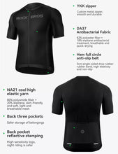 Cargar imagen en el visor de la galería, Rockbros® Camiseta Jersey PRO FIT Elastano Ciclismo Maillot | Tallas: USA S-M-L