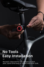 Cargar imagen en el visor de la galería, Rockbros® Luz Trasera Q1 para Bicicleta 5 Modos Carga USB