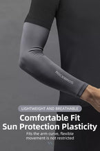 Cargar imagen en el visor de la galería, Rockbros® Par de Mangas Deportivas Protección Solar UPF 50+ Ciclismo XT059 | M-L