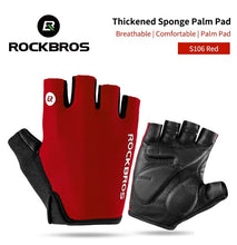 Cargar imagen en el visor de la galería, Rockbros® Guantes de Ciclismo | Rojo / Negro