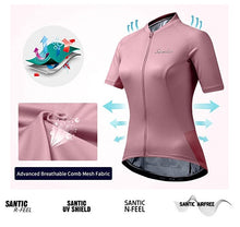 Cargar imagen en el visor de la galería, Santic® Mujer Jersey Anti UV Ciclismo Maillot | XS-S-M