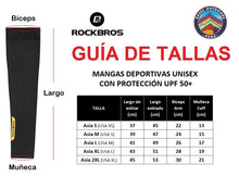 Cargar imagen en el visor de la galería, Rockbros® Par de Mangas Deportivas PRO UPF 50+ | M-L-XL