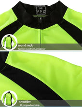 Cargar imagen en el visor de la galería, Wosawe® Camiseta Jersey Manga Larga Full Zip Ciclismo | M-XL
