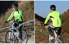 Cargar imagen en el visor de la galería, Sale! Wosawe® Camiseta Jersey Manga Larga Full Zip Ciclismo | M-XL
