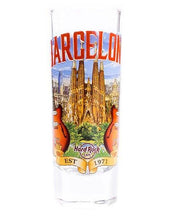 Cargar imagen en el visor de la galería, Hard Rock Cafe® Shot Glass 2.5 oz Vaso Chupito para Coleccionistas Barcelona España
