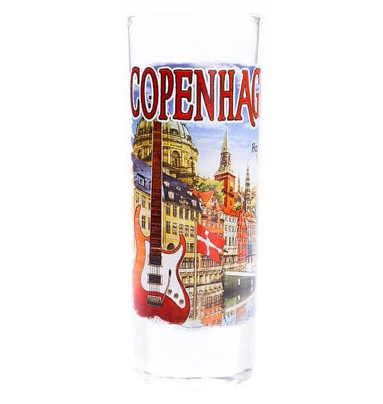 Hard Rock Cafe® Shot Glass 2.5 oz Vaso Chupito para Coleccionistas Copenhagen Dinamarca