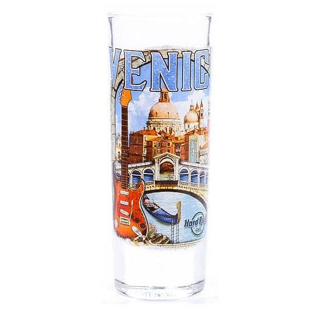 Hard Rock Cafe® Shot Glass 2.5 oz Vaso Chupito para Coleccionistas Venecia Italia