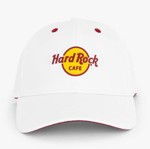 Cargar imagen en el visor de la galería, Hard Rock Cafe® Original Gorra Modelo LOGO PERFORMANCE BLANCO
