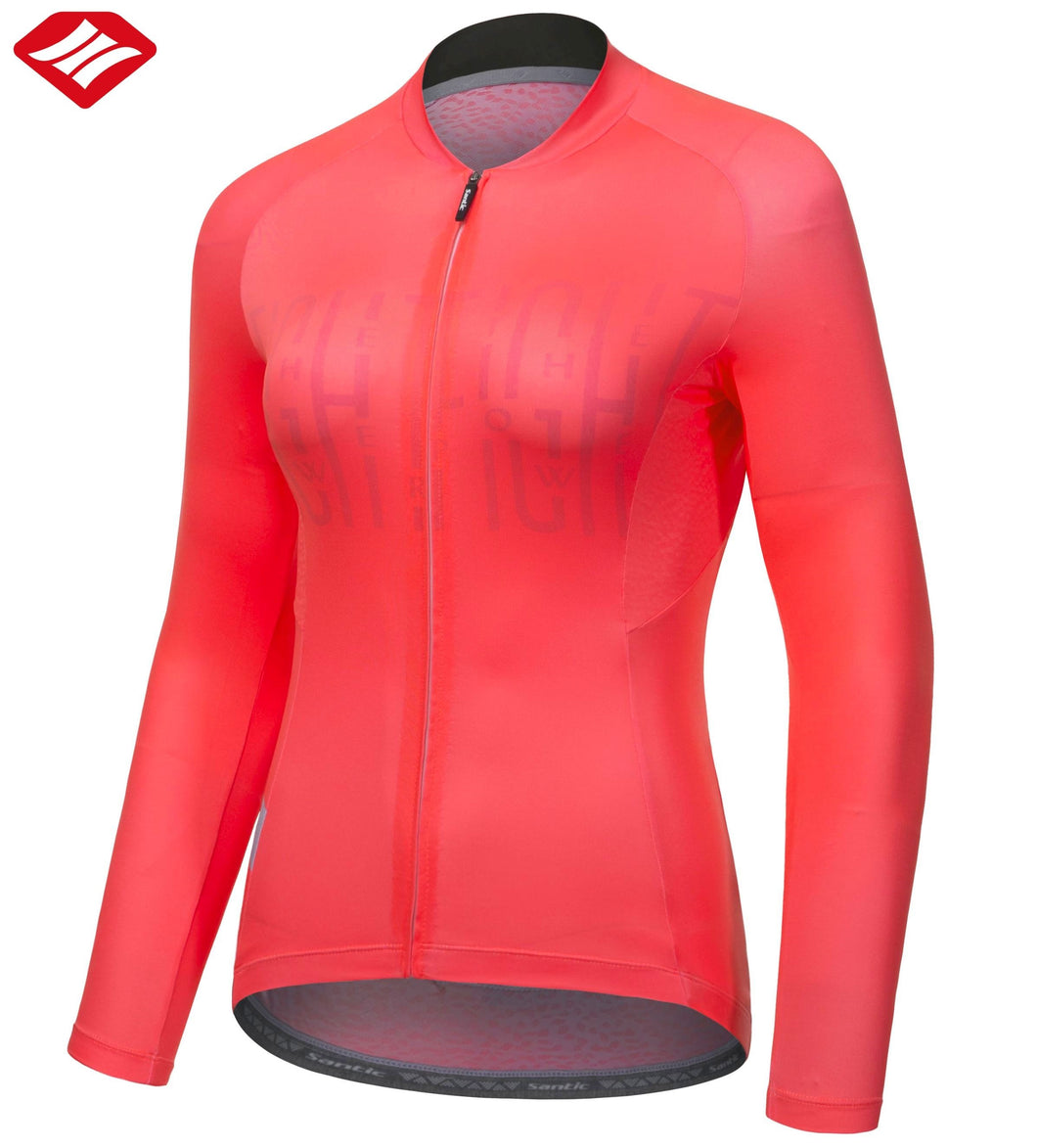 Santic® Mujer Jersey Ciclismo Maillot Anti UV | XXS-XS-S-M-L