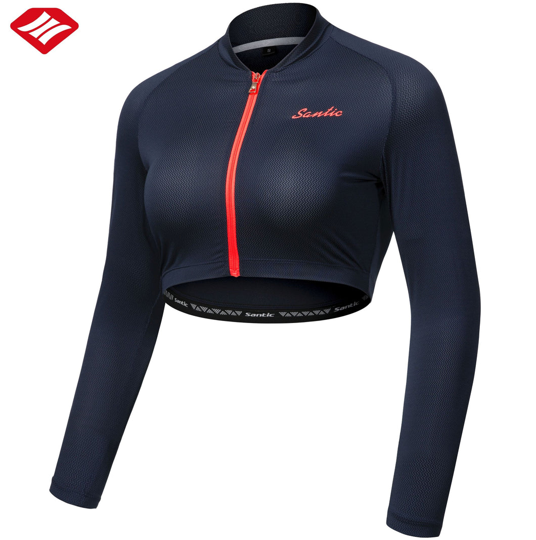 Santic® Mujer Jersey Top Tipo Chaqueta Ciclismo Trekking | XS-S-M