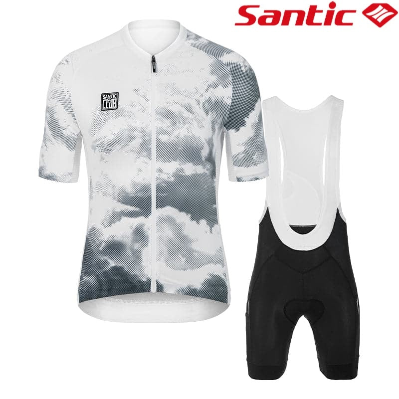 SANTIC® CONJUNTO PREMIUM DE CICLISMO JERSEY + BIB SHORTS | S-M