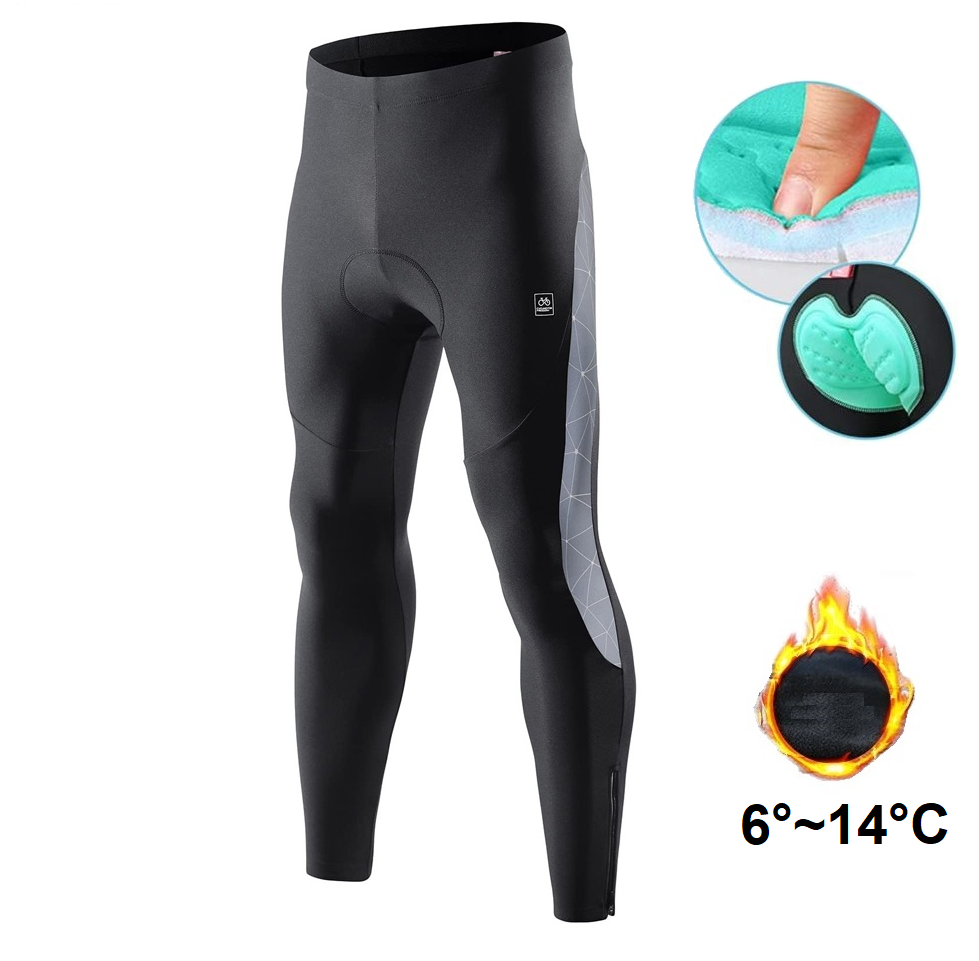 Santic® Pantalón Culotte Térmico Ciclismo 3 Horas 6-14°C | S-M