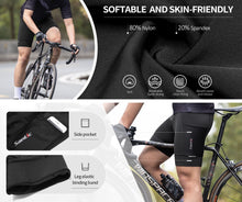 Cargar imagen en el visor de la galería, Santic® Bib Shorts Culotte K137 3-4h Ciclismo MTB | Verde-Negro | XS-S-M
