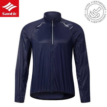 Cargar imagen en el visor de la galería, Santic® Casaca Cortaviento Ultra Ligera Deportiva Ciclismo  | Azul | XS-S-M-L-XL
