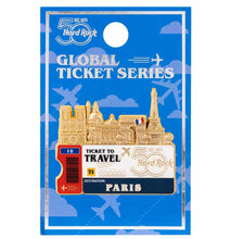 Cargar imagen en el visor de la galería, Hard Rock Cafe® Pin de Colección PARIS Global Ticket Series Souvenir Recuerdo Adorno
