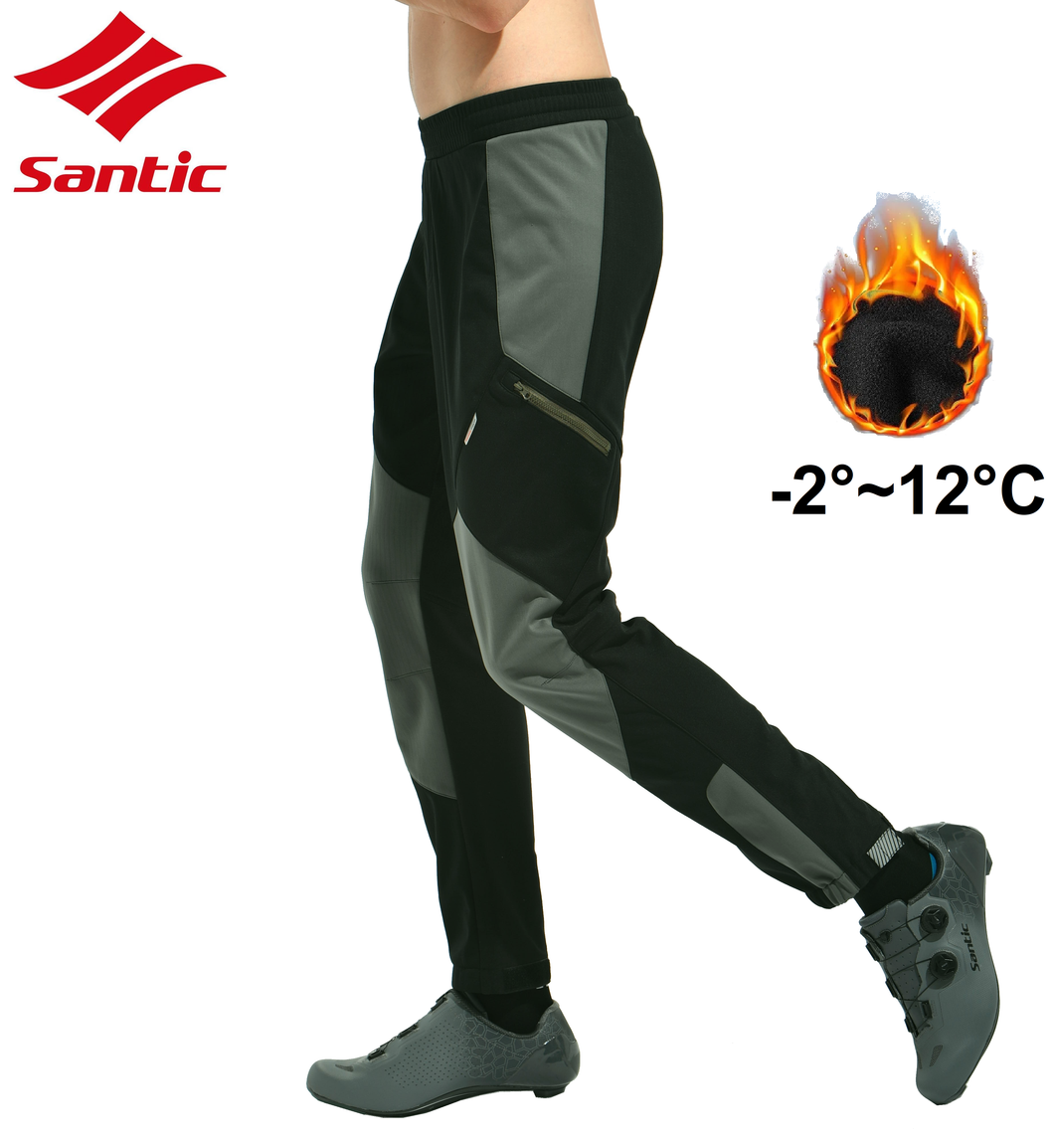 Santic® PANTALÓN PRIME TÉRMICO DEPORTIVO CICLISMO MTB -2°~12°C | S-M-L