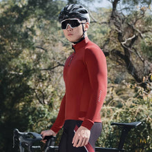 Cargar imagen en el visor de la galería, Santic® Jersey Térmico Manga Larga Ciclismo 10~20°C | Rojo | L-XL
