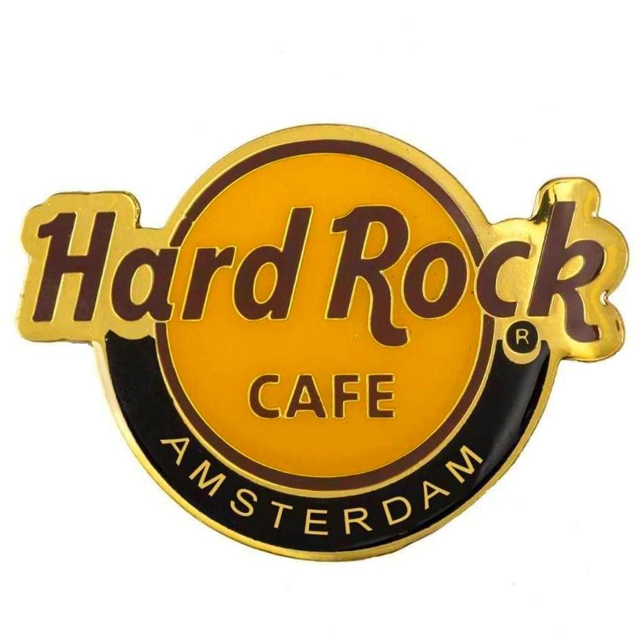 Hard Rock Cafe® AMSTERDAM Classic Logo Magnet Imán Souvenir